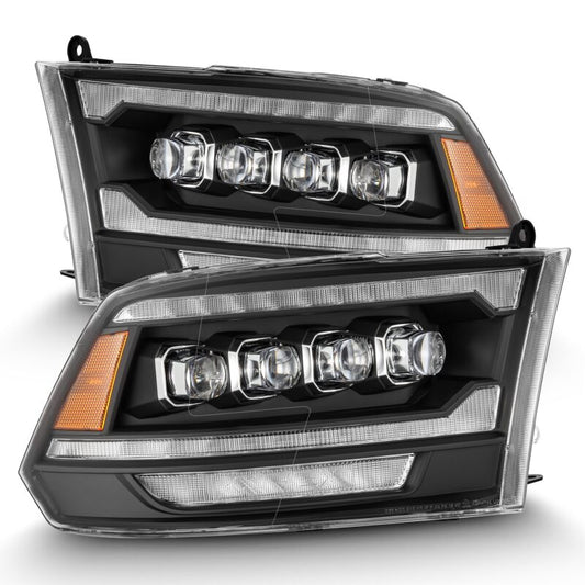 AlphaRex 880556 09-18 Ram 2500 NOVA LED Projector Headlights Plank Style Chrome w/Activation Light/Sequential Signal/DRL