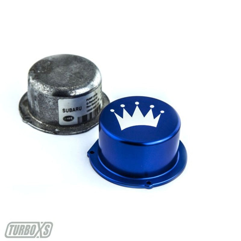 Turbo XS 2015-2021 Subaru WRX Billet Aluminum Vacuum Pump Cover - Blue
