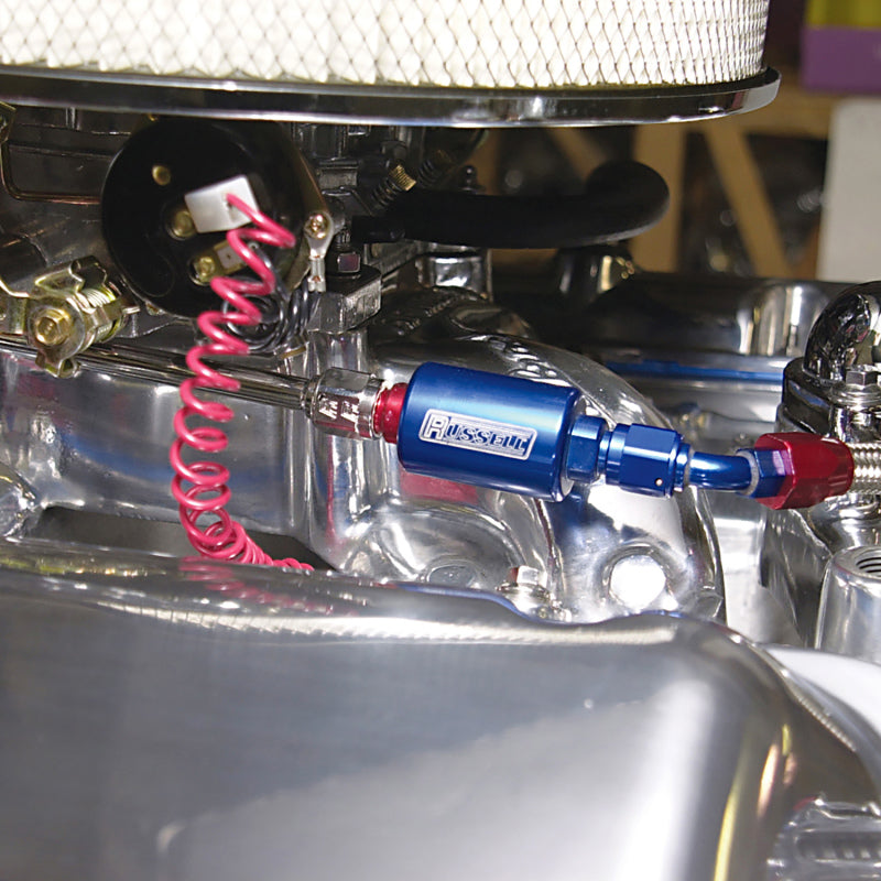 Edelbrock 8124 Fuel Line Braided Stainless for BBC ( Use with 8134 )