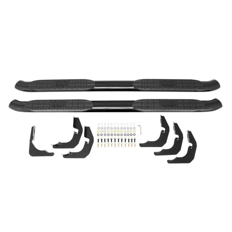 Westin 21-23245 PRO TRAXX 4 Oval Nerf Step Bars for 2007-2021 Toyota Tundra Double Cab Black