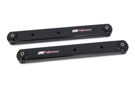 UMI Performance 4021-B Rear Lower Control Arms Fully Boxed Premium Black