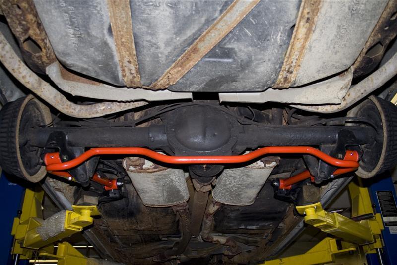 UMI Performance 3612-R Adjustable Extended Length Rear Lower Control Arms Red