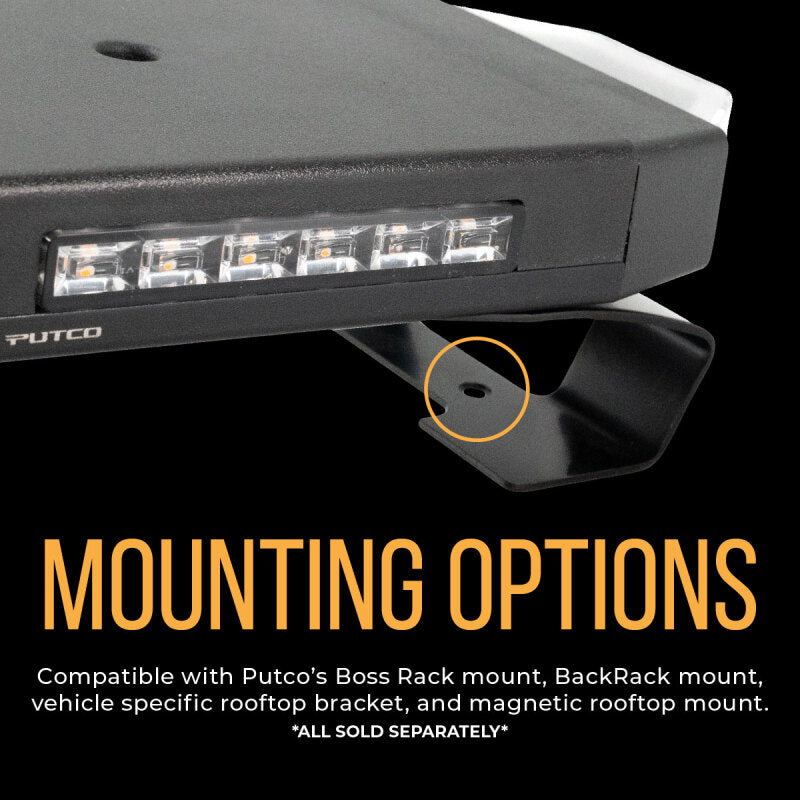 Putco for 16in Hornet Light Bar - (Amber) LED Stealth Rooftop Strobe Bar