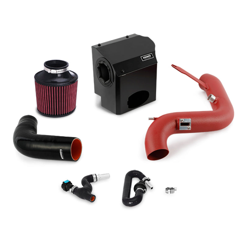 Mishimoto 2016 Ford Fiesta ST 1.6L Performance Air Intake Kit - Wrinkle Red - #MMAI-FIST-16WRD