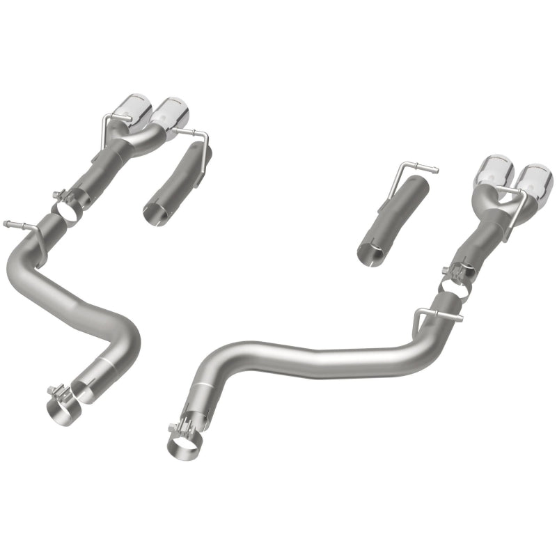 MagnaFlow 19218 Axle-Back, SS, 2.5in, Quad Split Rear 3.5in Tip 2015 Dodge Challenger 3.6L V6 - #19218