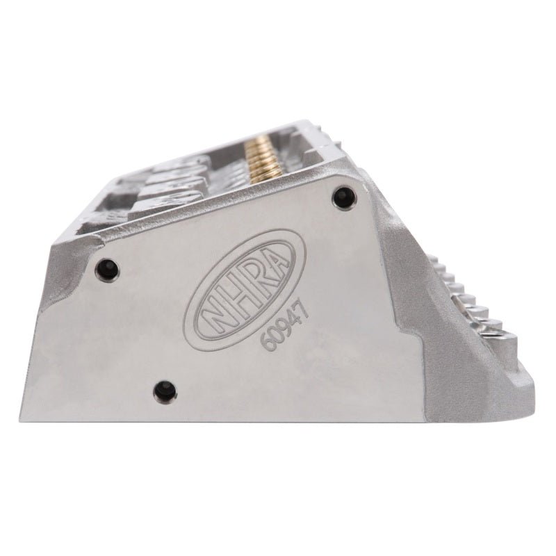 Edelbrock 60947 Cylinder Head SBC NHRA Legal 64cc Angled Plug Bare Single