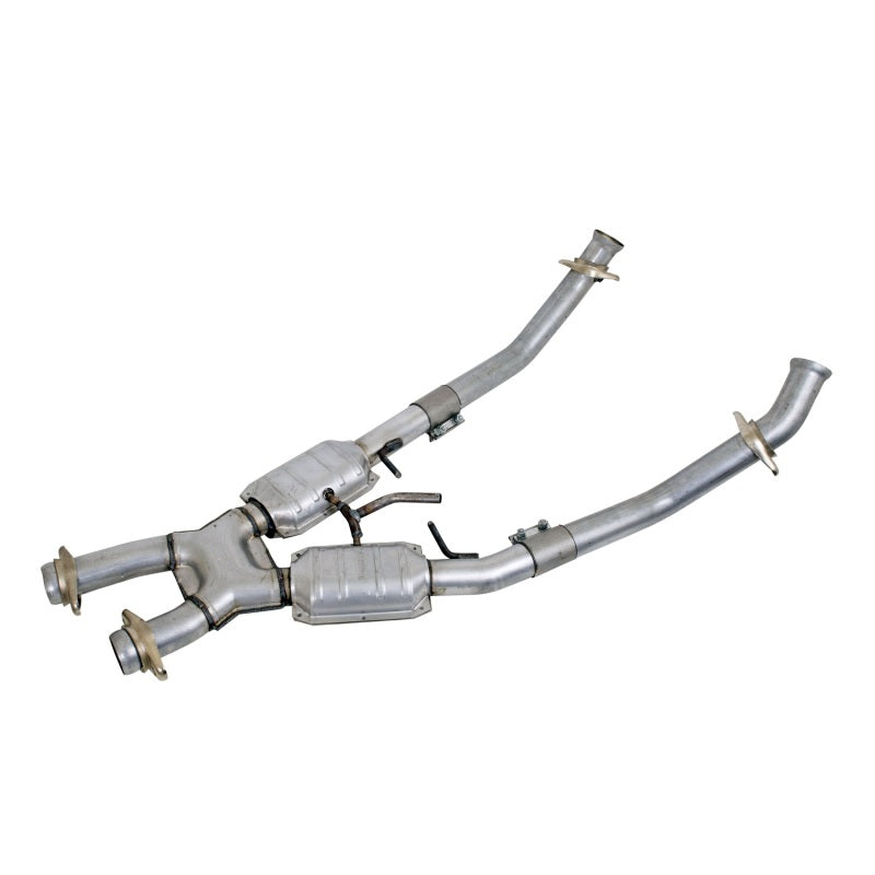 BBK Performance 1663 High Flow X-Pipe with Catalytic Converters (2-1/2 in) for 1994-1995 Ford Mustang 5.0L