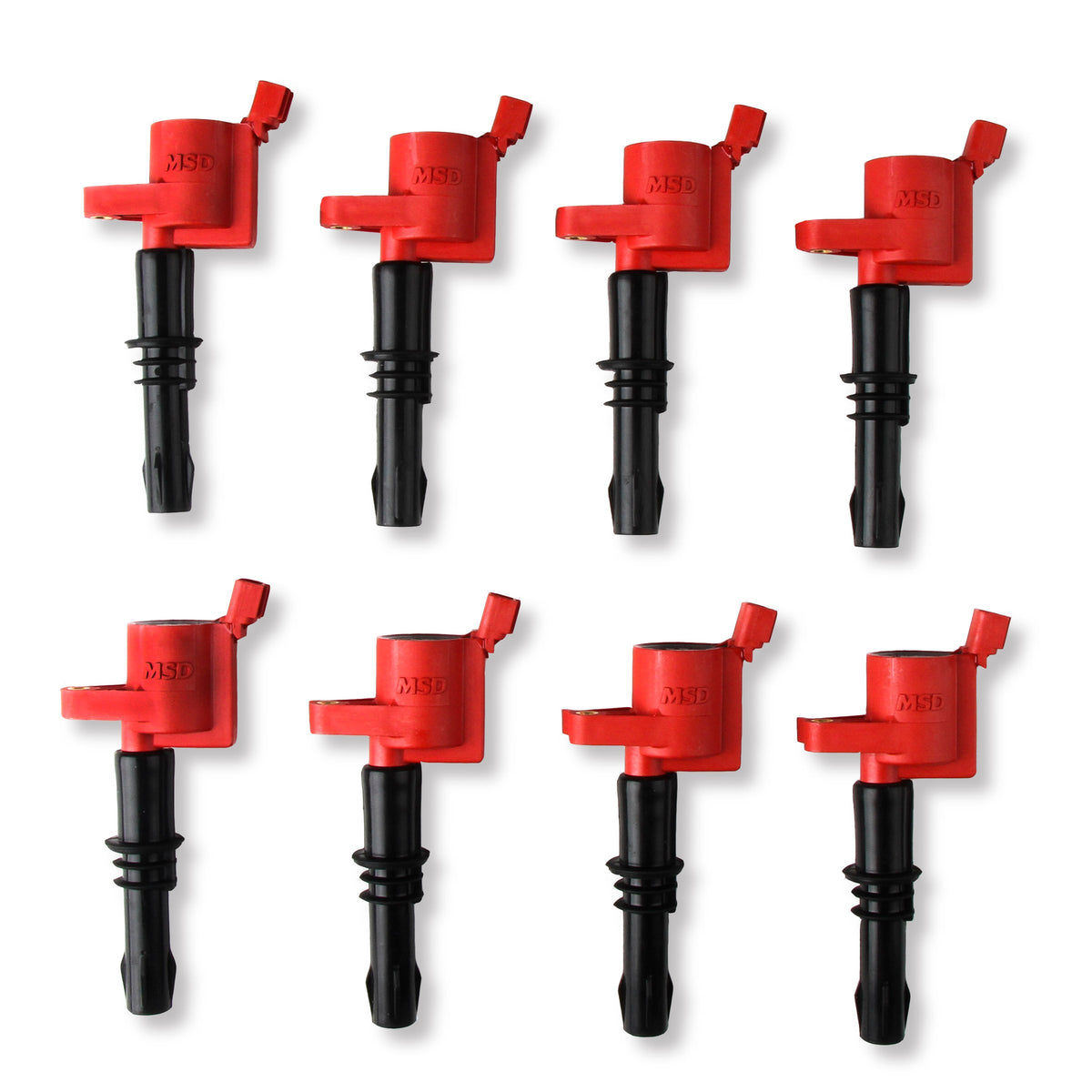 MSD 82438 Coil - Blaster - for Ford 3-Valve V8 - Red - 8-Pack