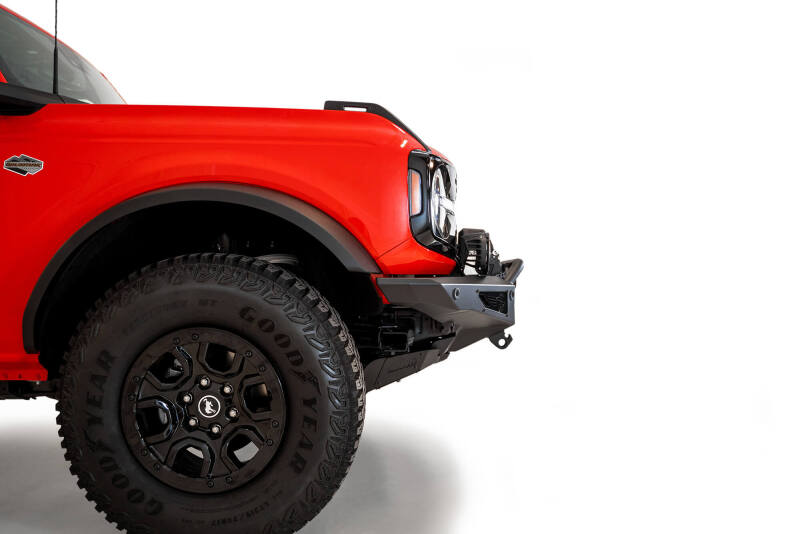 Addictive Desert Designs for 2021+ Ford Bronco Rock Fighter Front Bumper - Hammer Black