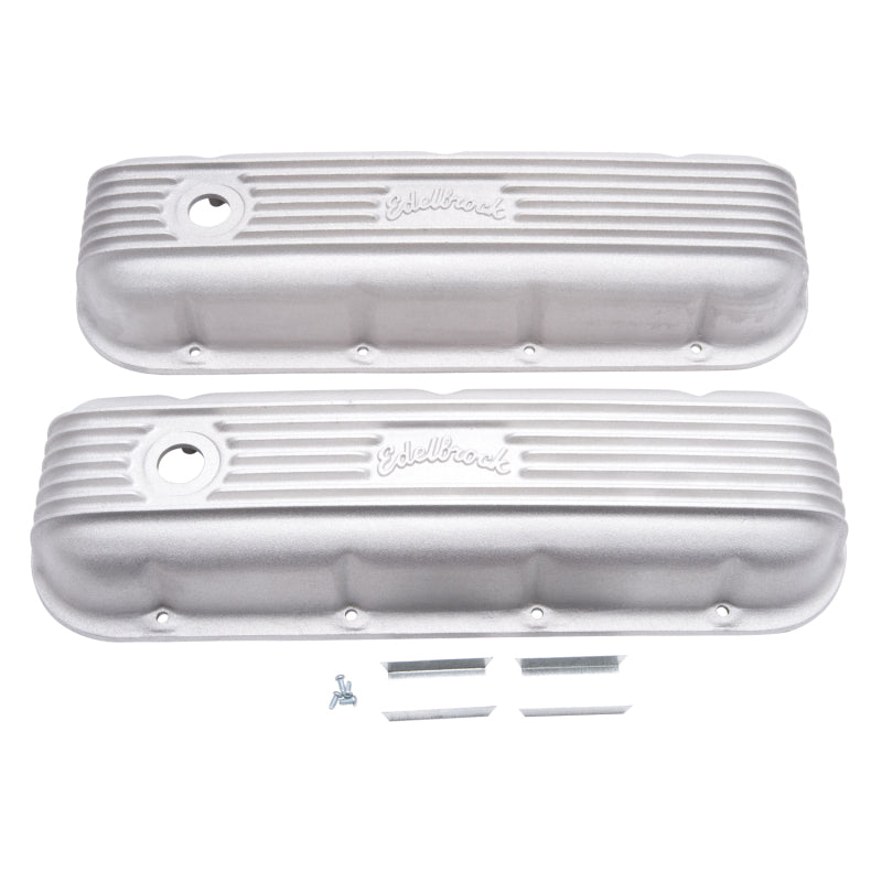 Edelbrock 41859 Valve Cover Classic Series Chevrolet 1965 and Later 396-502 V8 Satin