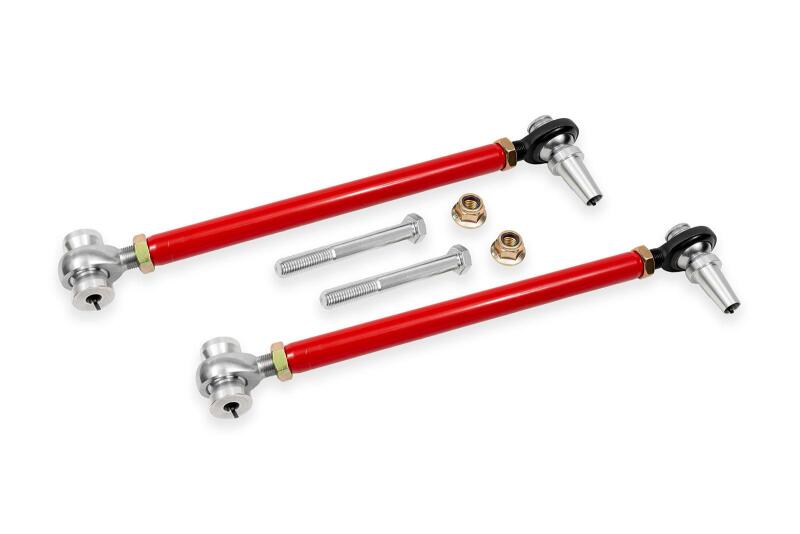 BMR 2016-2024 Chevrolet Camaro Double Adj. Front Lower Control Arms with Rod Ends - Red