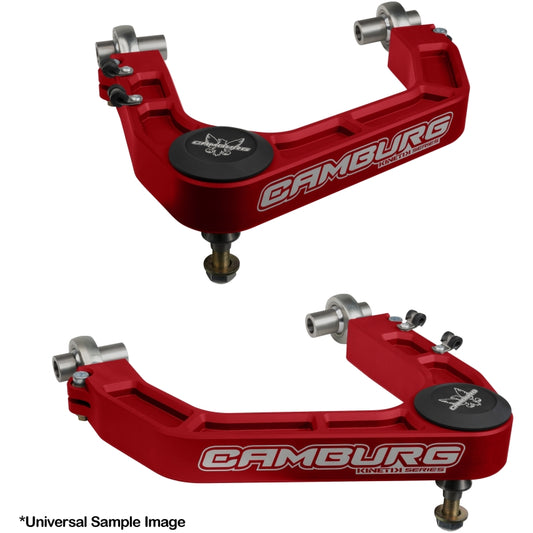 Camburg Engineering CAM-110233-RED KINETIK Billet Uniball UCA Red for 2017-2025 Ford F-150 Raptor