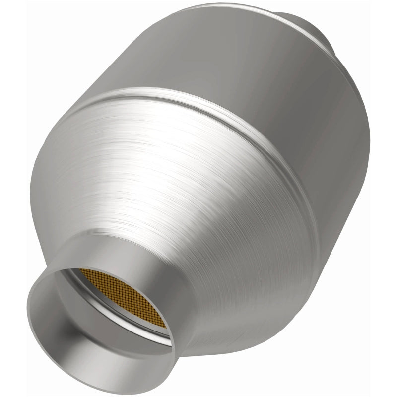 MagnaFlow 51655 Conv Univ 2.25in Inlet/Outlet Center/Center Round 3in Body L x 5in W x 8.75in Overall L - #51655