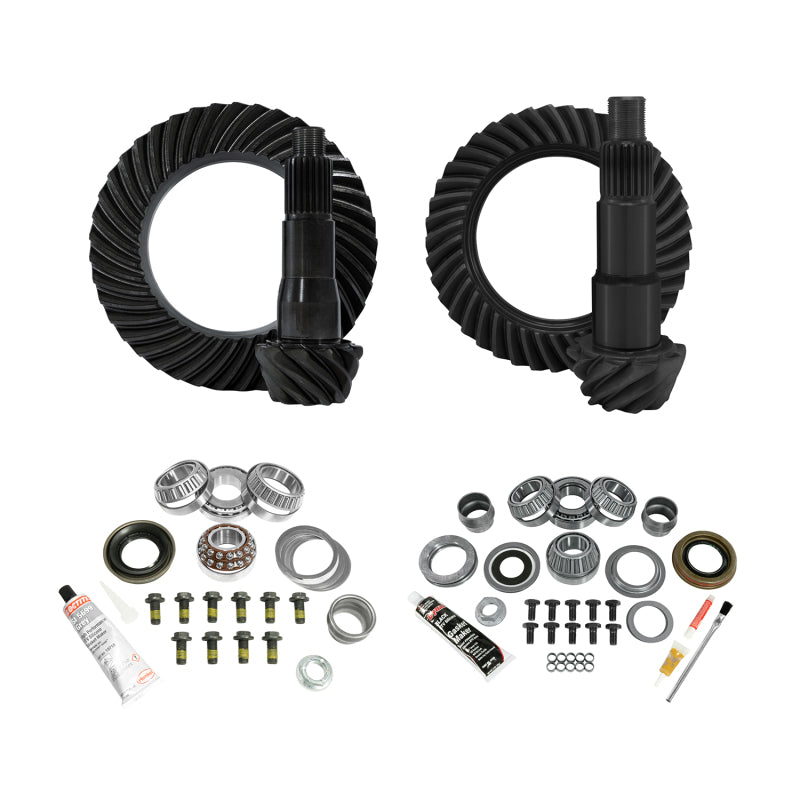 Yukon Gear & Axle YGK073 Complete Gear and Kit Pkg for JL Jeep Non-Rubicon w/ D35 Rear & D30 Front - 4:56 Gear Ratio
