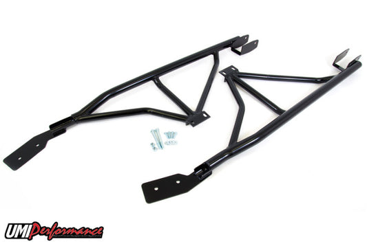 UMI Performance 2003-B 3-Point Subframe Connectors Weld-In Black