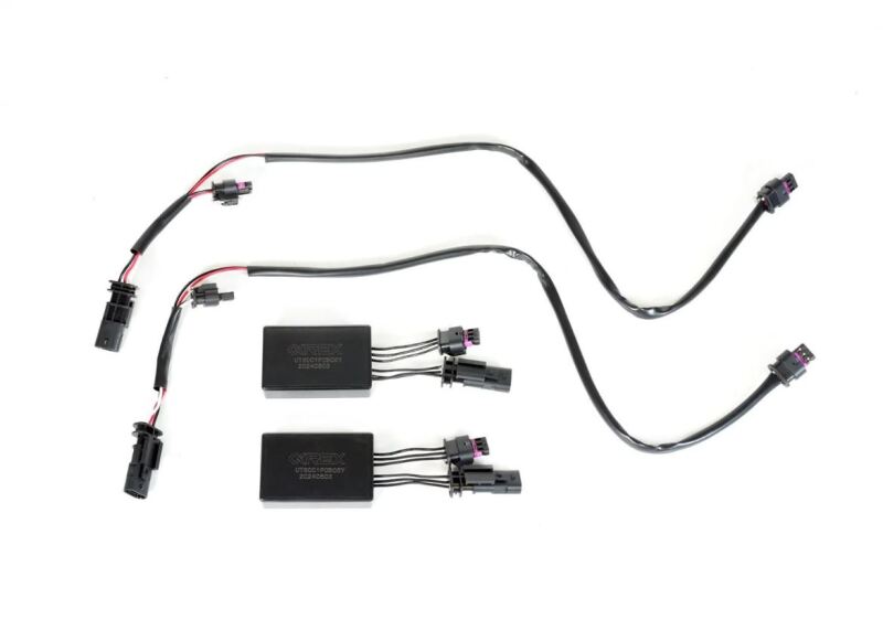 AlphaRex 210081 17-23 Tesla Model 3/Y Stock Reflector Headlights to ARX Fog Lights Decoder Wiring Adapter