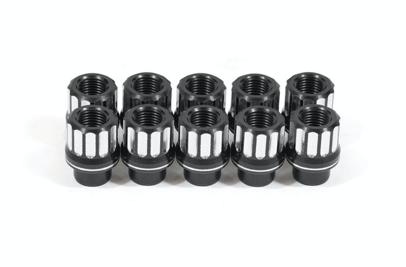 BMR 2005-2014 Ford Mustang Lug Nut Kit 5/8-18 RH Flange 12-pt Aluminum Set of 10