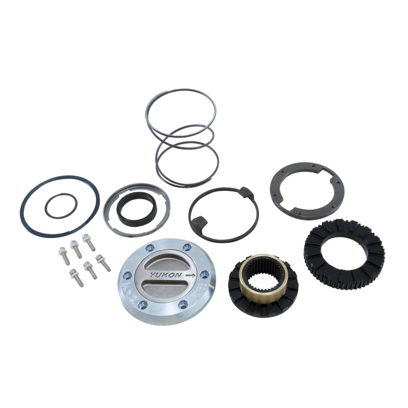 Yukon Gear & Axle YHC71009 Hardcore Locking Hub Set for 00-08 Dodge 1-Ton Front with Spin Free Kit 1 Side Only