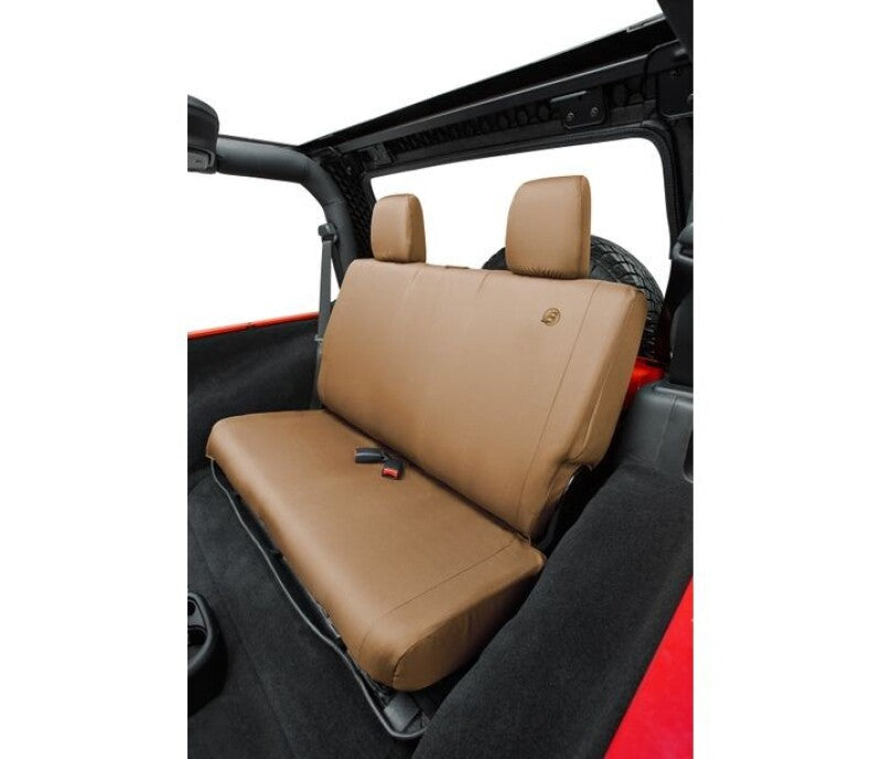 Bestop 07-18 Jeep Wrangler JK 2-Door Rear Seat Covers (Tan)