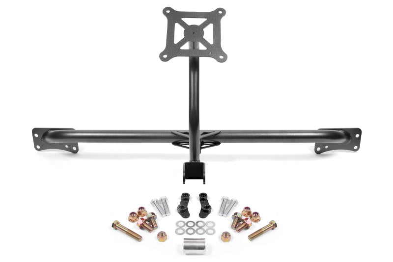BMR 2015-2026 Ford Mustang Bolt-On Parachute Mount - Black Hammertone