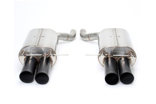 Dinan 06-10 BMW M5 (E60) Free Flow Axleback Exhaust System - Black Tips