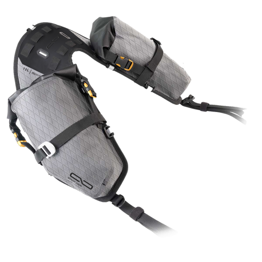 Giant Loop MSB25-RT-G MoJavi Saddlebag 12L Gray Motorcycle