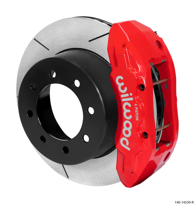 Wilwood TX6R Rear Kit 15.50in Red 13-17 Ford F-250/F-350 - 4WD - #140-14559-R
