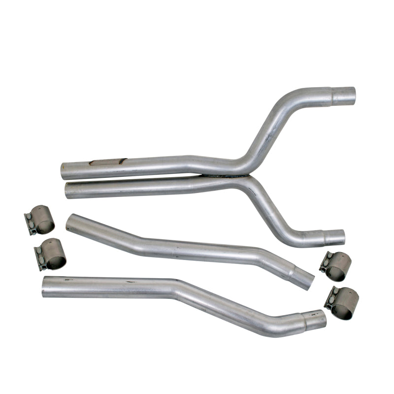 BBK Performance 4023 High Flow After Cat X-Pipe (2-3/4 in) for 2010-2015 Chevrolet Camaro SS Coupe Only