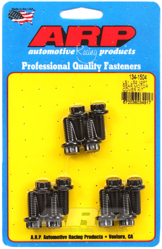 ARP 134-1504 for LS1/LS2 12 Pt Rear Motor Cover Bolt Kit
