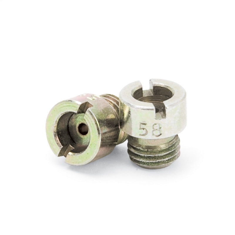 Edelbrock 12458 Standard Main Jets 1/4-32 Thread Jet 58 Size-0.057 in Quantity-2