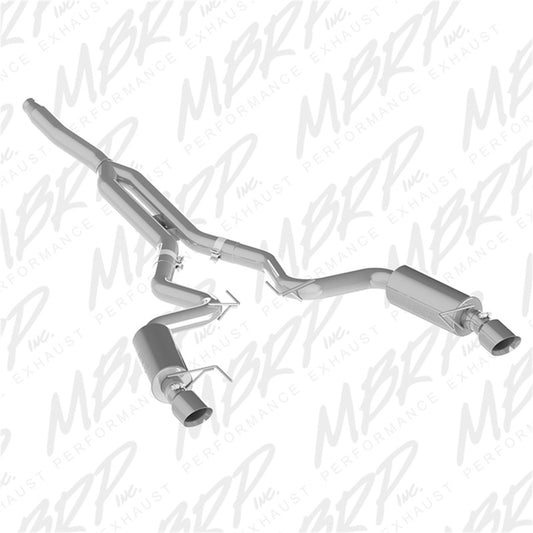 MBRP S7275409 Cat-Back Exhaust System - 2015-2026 Ford Mustang 2.3L EcoBoost (Race) | T409 Stainless