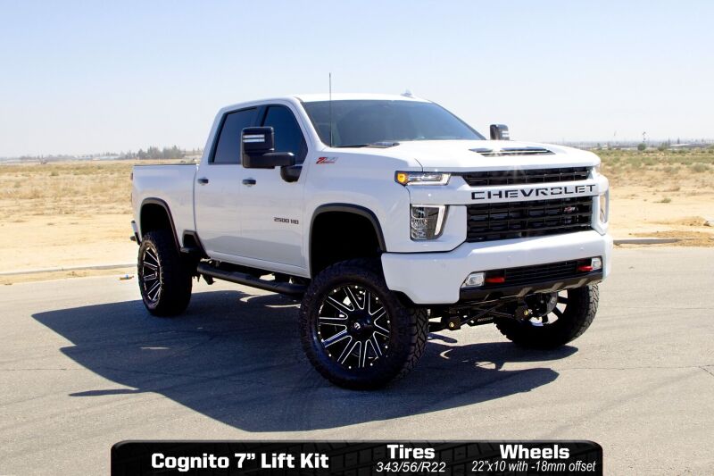 Cognito Motorsports 110-P1032 7-Inch Standard Lift Kit with Fox PSMT 2.0 Shocks for 2020-2025 Chevrolet Silverado / GMC Sierra 2500 HD / 3500 HD
