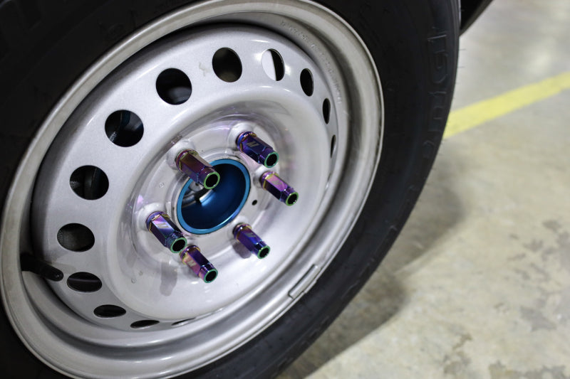 Mishimoto Aluminum Locking Lug Nuts M12x1.5 27pc Set Neo Chrome - #MMLG-15-27LNC