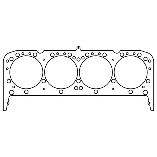 Cometic Gasket C15528-040 .040 in MLS Cylinder Head Gasket, 4.185 in Bore, 18/23 Degree Heads, Without Steam Holes for Chevrolet Gen-I Small Block V8