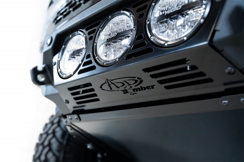 Addictive Desert Designs for 21-22 Ford Bronco Bomber Front Bumper (w/ 3 Rigid 360 Mounts)