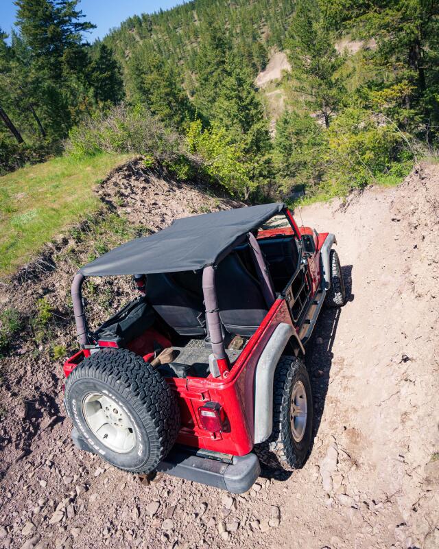 Bestop 97-02 Jeep Wrangler TJ Header Safari Bikini (Spice)