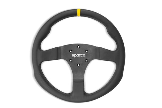 Sparco Steering Wheel R330 Champion Black Leather / Red Stitching