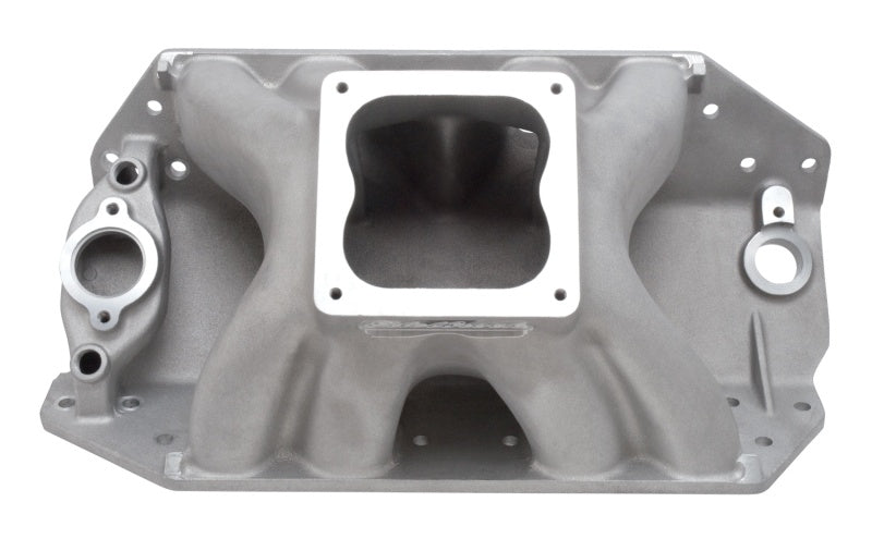 Edelbrock 28001 Manifold Big Victor II BBC with Edelbrock Profiler or Dart Big Chief Heads Dominator
