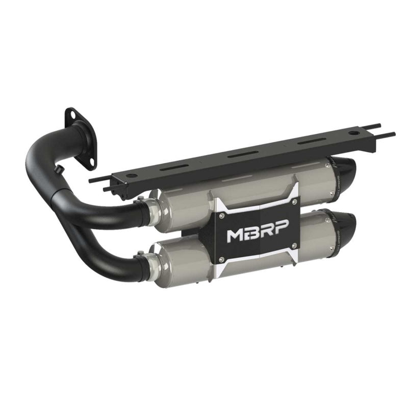 MBRP 19-20 Honda Talon Dual Slip-On Exhaust with Perf. Muffler