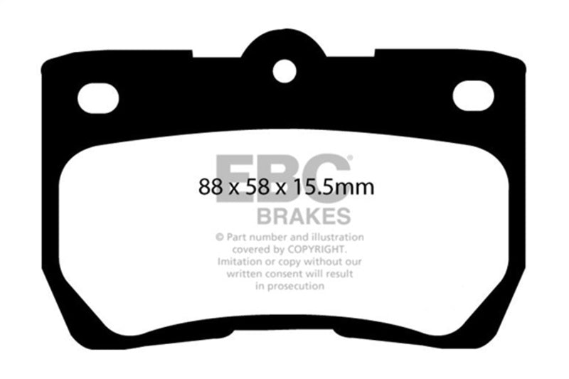 EBC 06-07 Lexus GS300 3.0 Greenstuff Rear Brake Pads DP21586