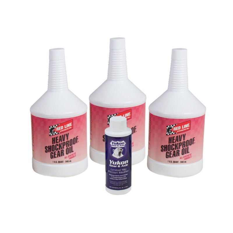 Yukon Gear & Axle OK 3-QRT-A Redline Synthetic Shock Proof Oil with Positraction Additive 3 Quarts