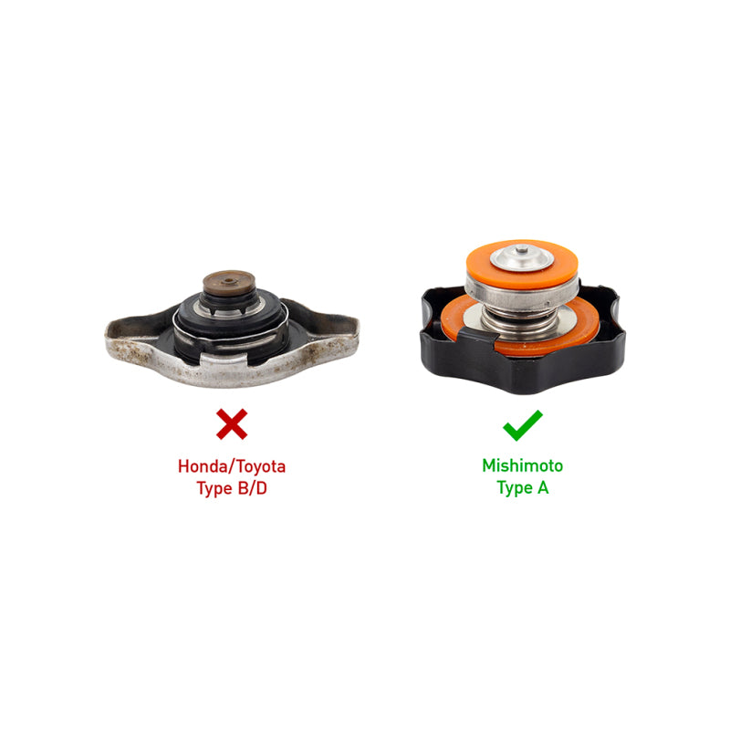 Mishimoto 1.3 Bar Rated Carbon Fiber Radiator Cap Small Import - #MMRC-13-SMCF