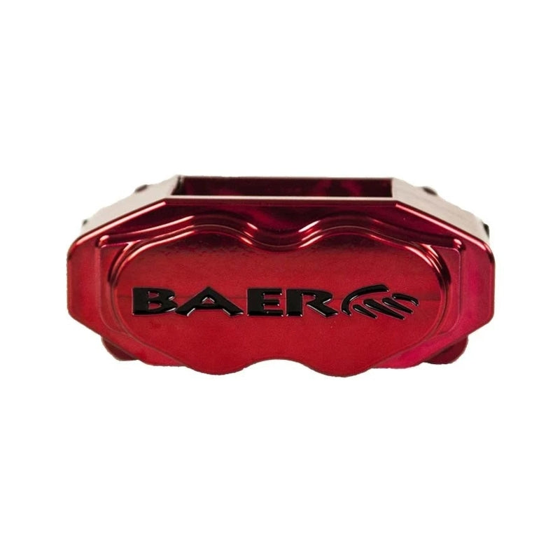Baer Brakes Ford 8.8in C-Clip Rear Ends 11in SS4+ Deep Stage Rear SDZ Brake Kit - Fire Red — 5 Lug (5x4.5", 5x4.75" BC)
