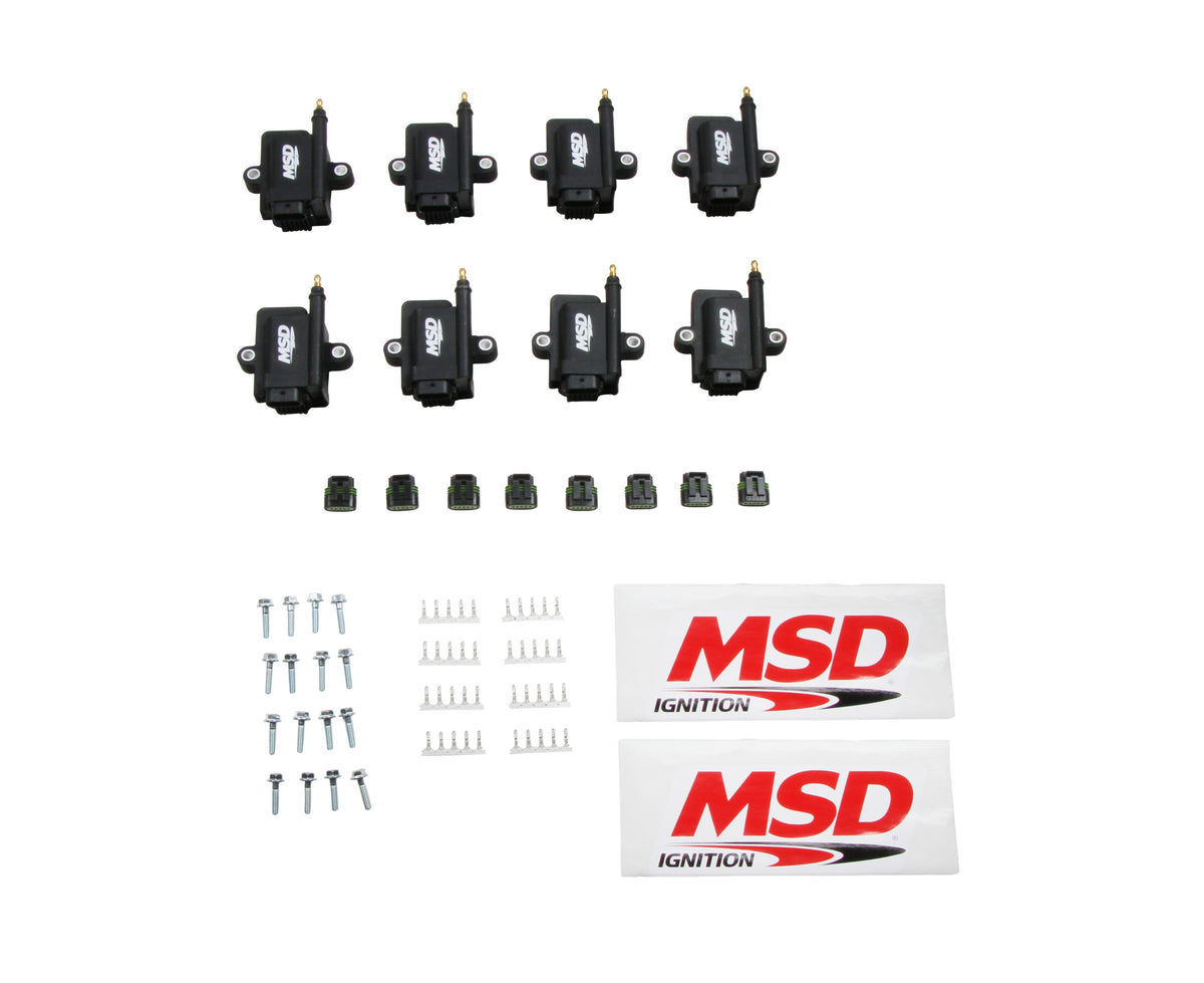 MSD 82893-8 Coil - Smart - 8-Pack - Black