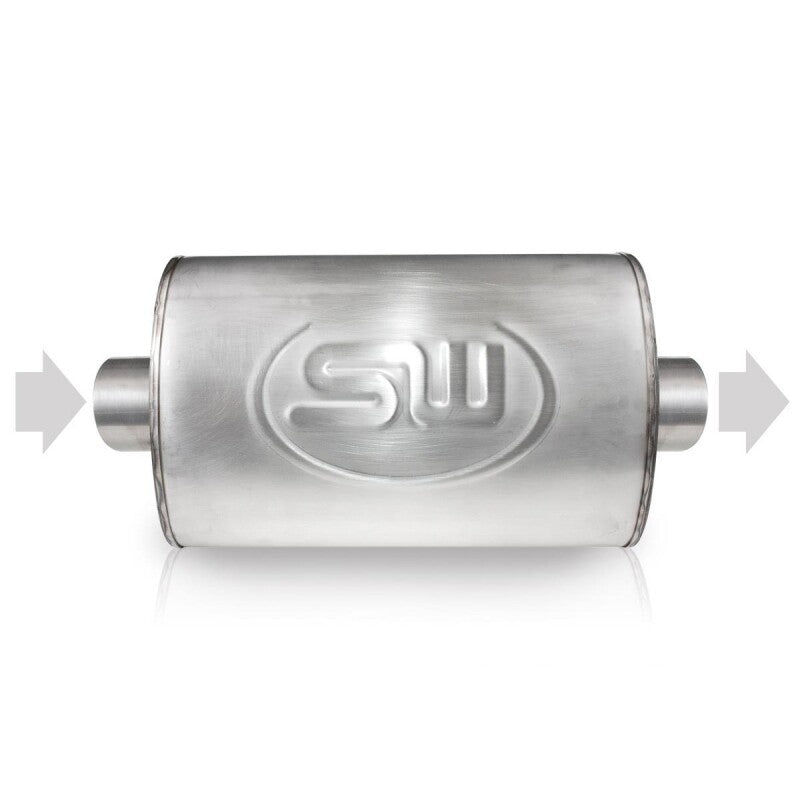 Stainless Works for 2.25in ID CENTER INLET/ 2.25in OD CENTER OUTLET 5inX9in