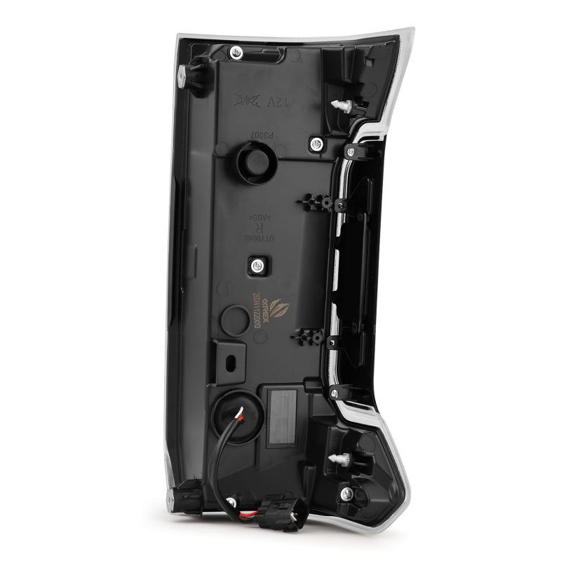 AlphaRex 679010 2024-2025 Toyota Tacoma NOVA-Series LED Prismatic Tail Lights - Black Red