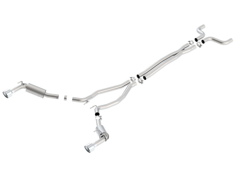 Borla 140530 Cat-Back Exhaust System S-Type for 2014-2015 Chevrolet Camaro SS (6.2L V8)