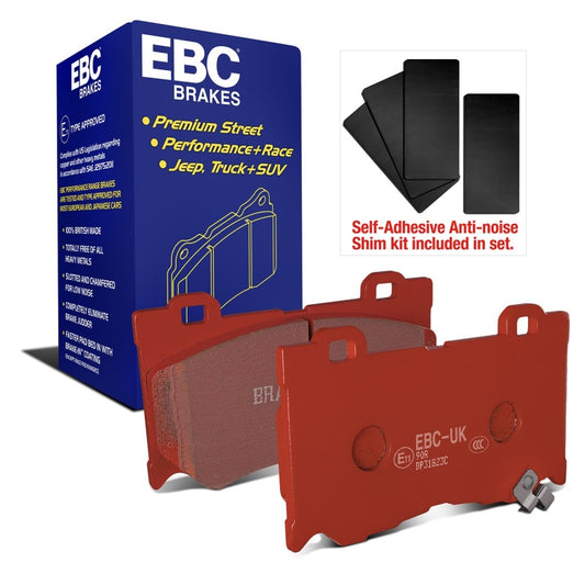 EBC 08-13 Infiniti FX50 5.0 Redstuff Front Brake Pads DP31823C
