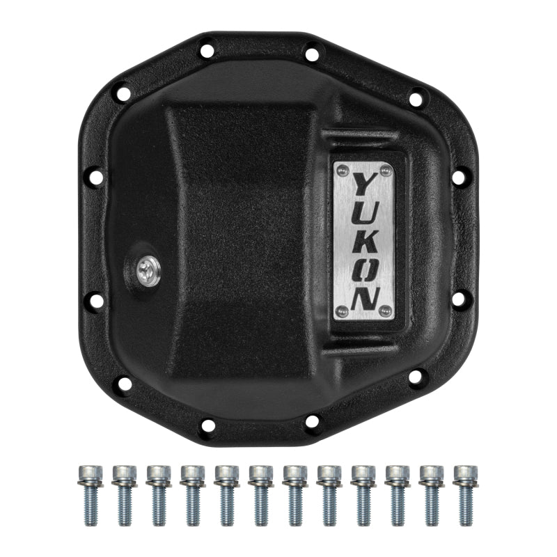 Yukon Gear & Axle YHCC-D44JL-REAR Hardcore Rear Nodular Iron Cover for Jeep Wrangler JL Dana 44/220mm