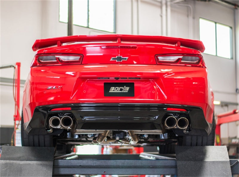 Borla 140726 2017+ Chevy Camaro ZL1 6.2L S-Type Catback Exhaust w/ Dual Split Rear Exit - #140726